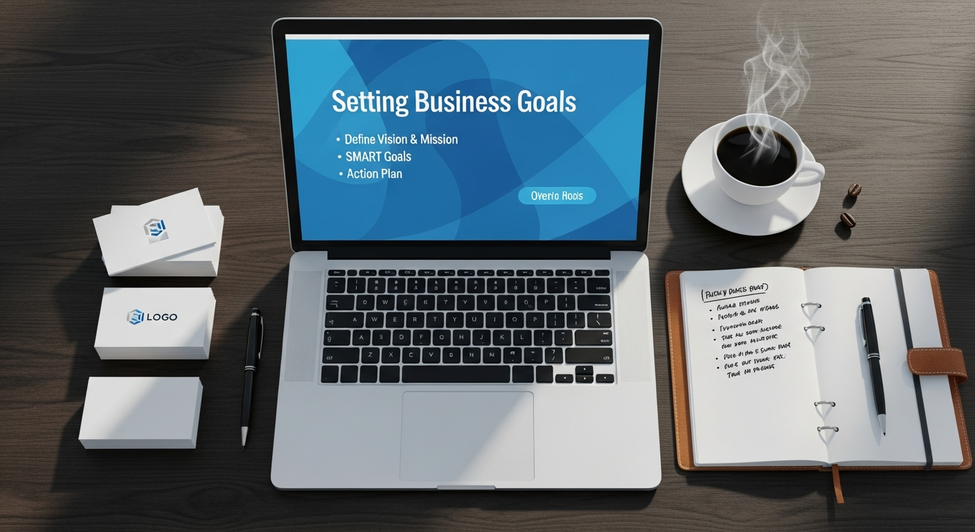how to set business goals and track KPIs