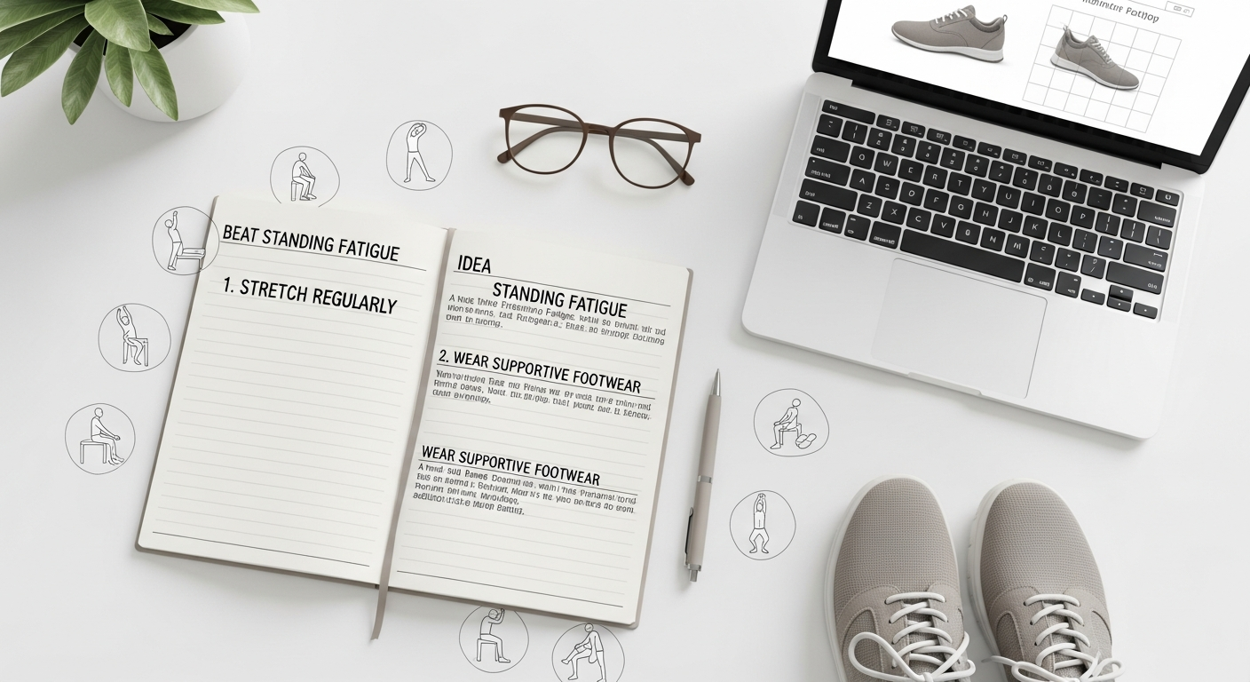 4 ways to beat fatigue when standing at work