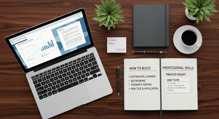 how to build professional skills for career growth