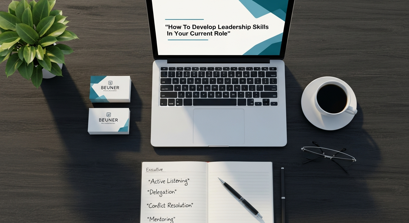 How To Develop Leadership Skills In Your Current Role