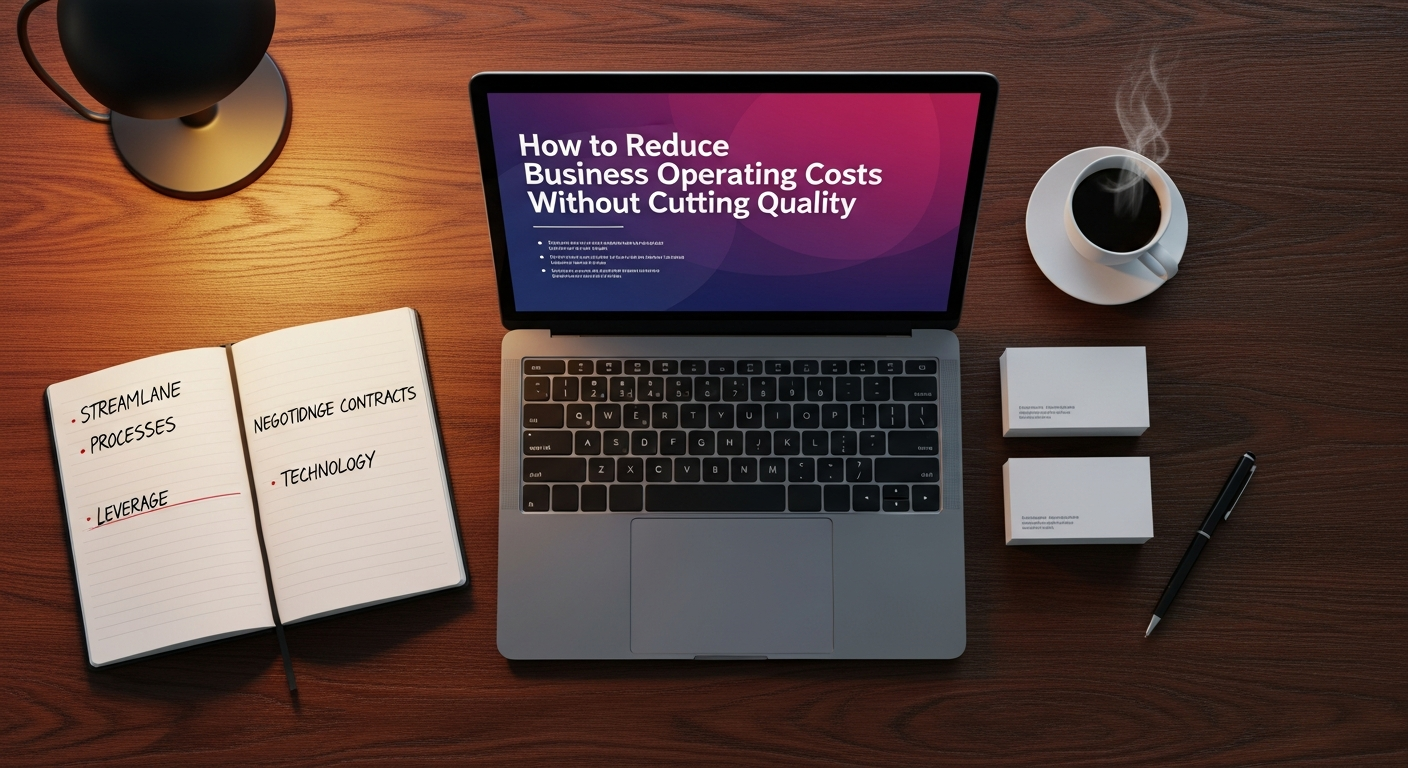 How To Reduce Business Operating Costs Without Cutting Quality