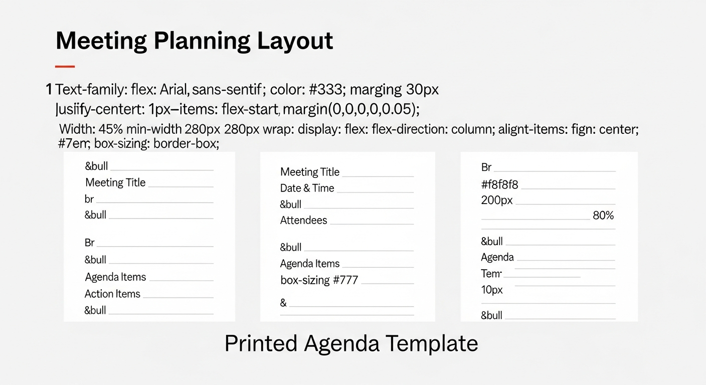 how to run effective business meetings