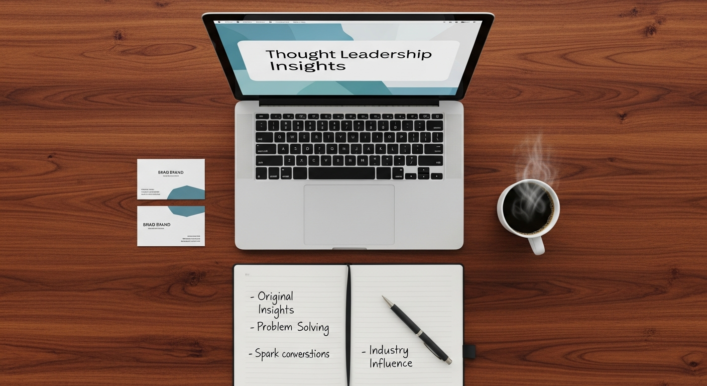 what is thought leadership marketing and how to build it