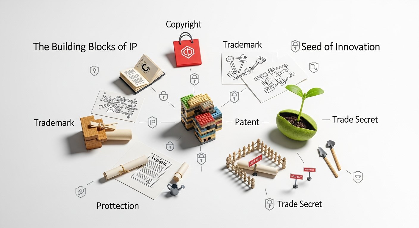 the core categories of commercial property rights — intellectual property protection for small businesses